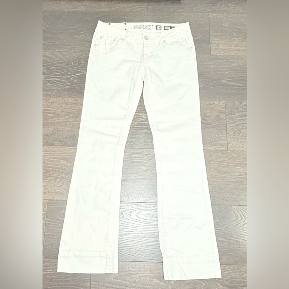 Miss Me Women's White Boot Cut Jeans - Picture 2 of 14